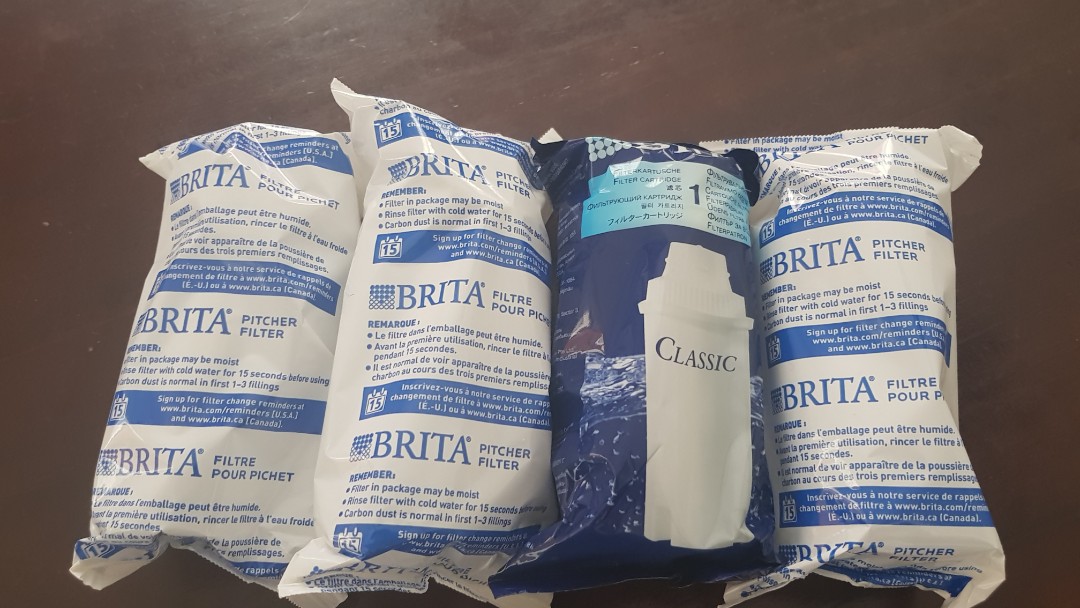 Brita Classic Pitcher Filter Set Of 4 Home Appliances