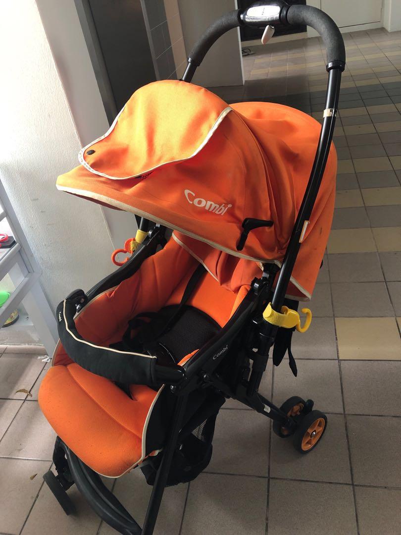 Combi stroller orange outlet