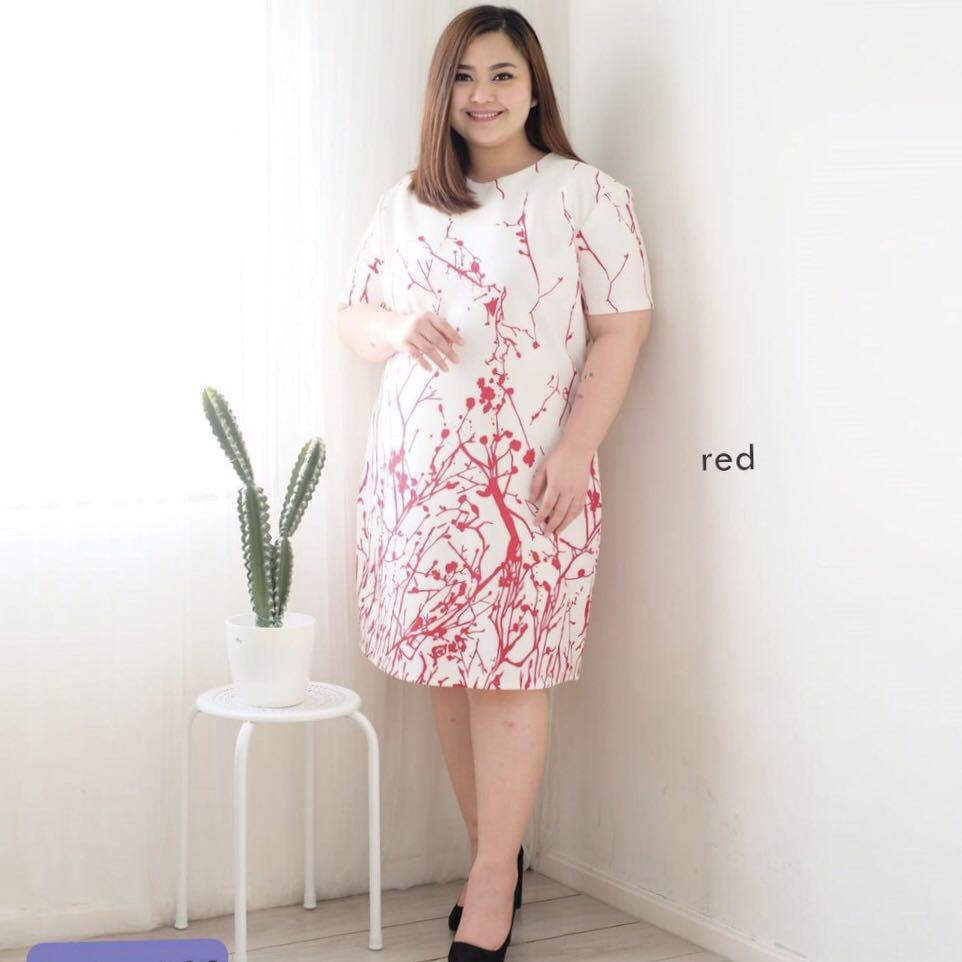 dress putih big size