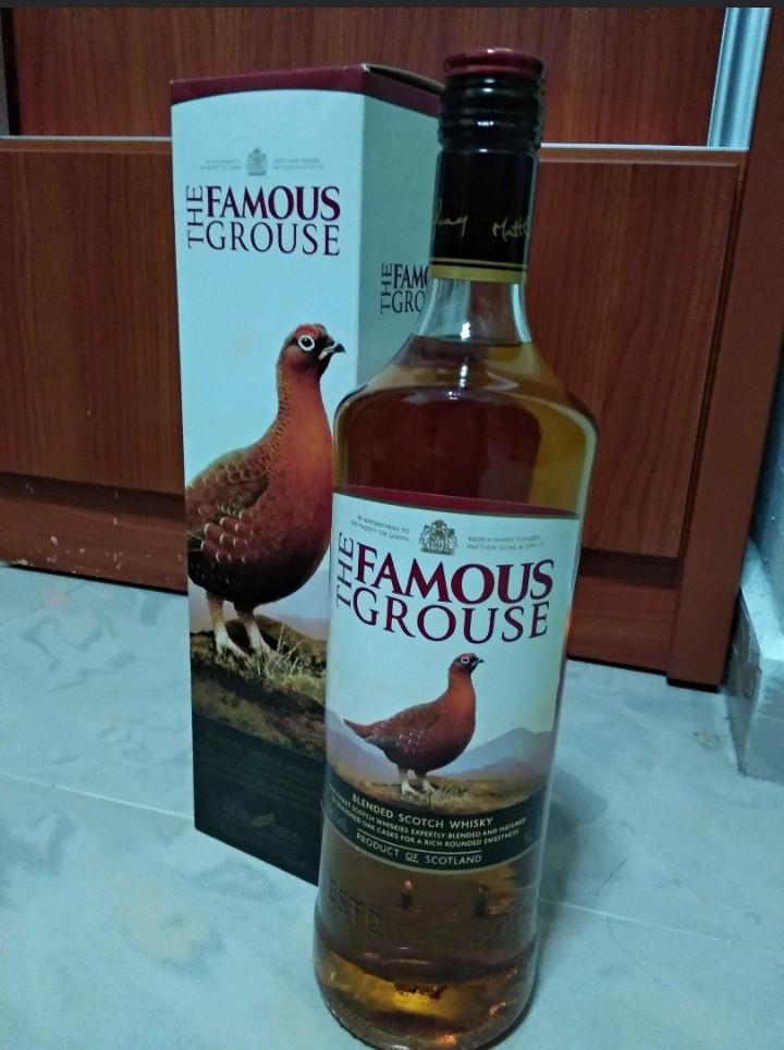 Famous Grouse (1 litre), Food & Drinks, Alcoholic Beverages on Carousell