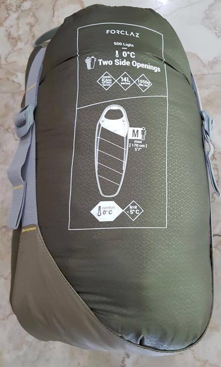 Forclaz Sleeping Bag Sports Equipment Hiking Camping on Carousell