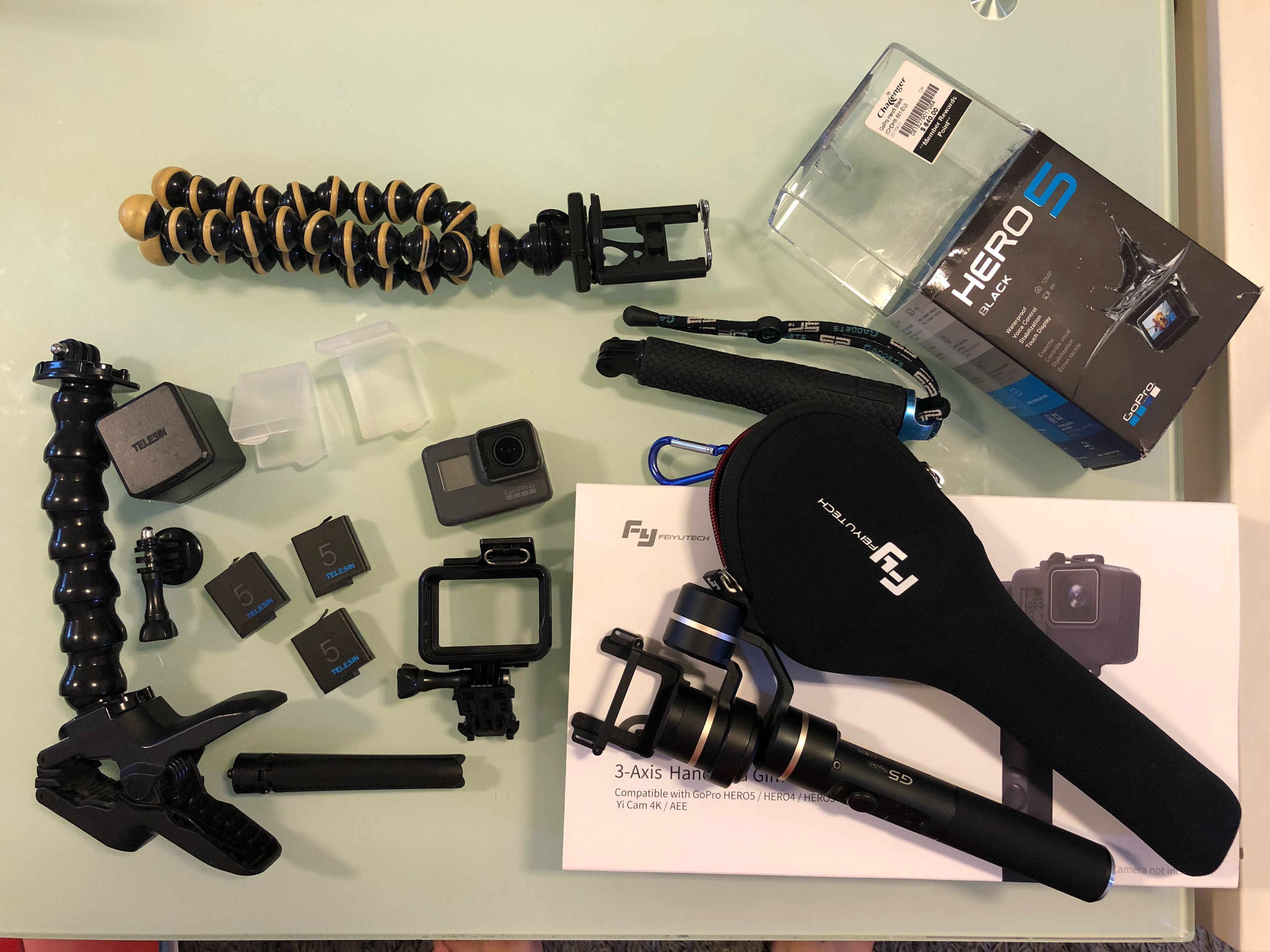Gopro Hero 5 Black Feiyu G5 Price Reduced Electronics Others