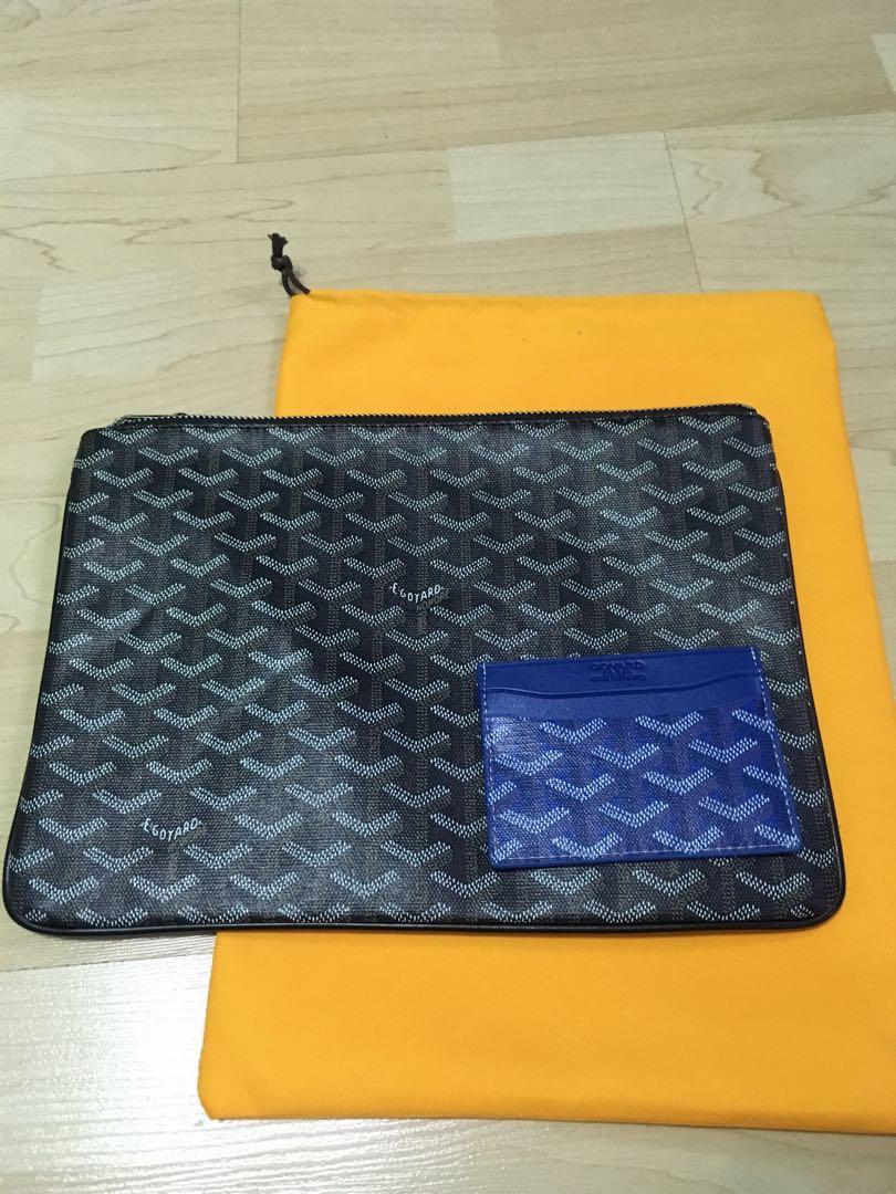 Goyard Rouette Structure Mini Bag Blue Goyardine Palladium Hardware