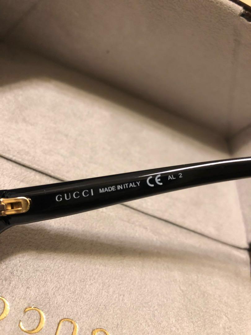 GUCCI太陽眼鏡黑#GG3525KS D28JJ, 名牌, 飾物及配件- Carousell