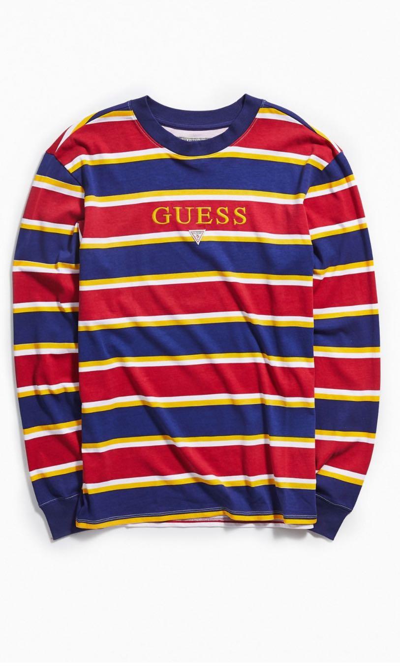 guess sweatshirt striped