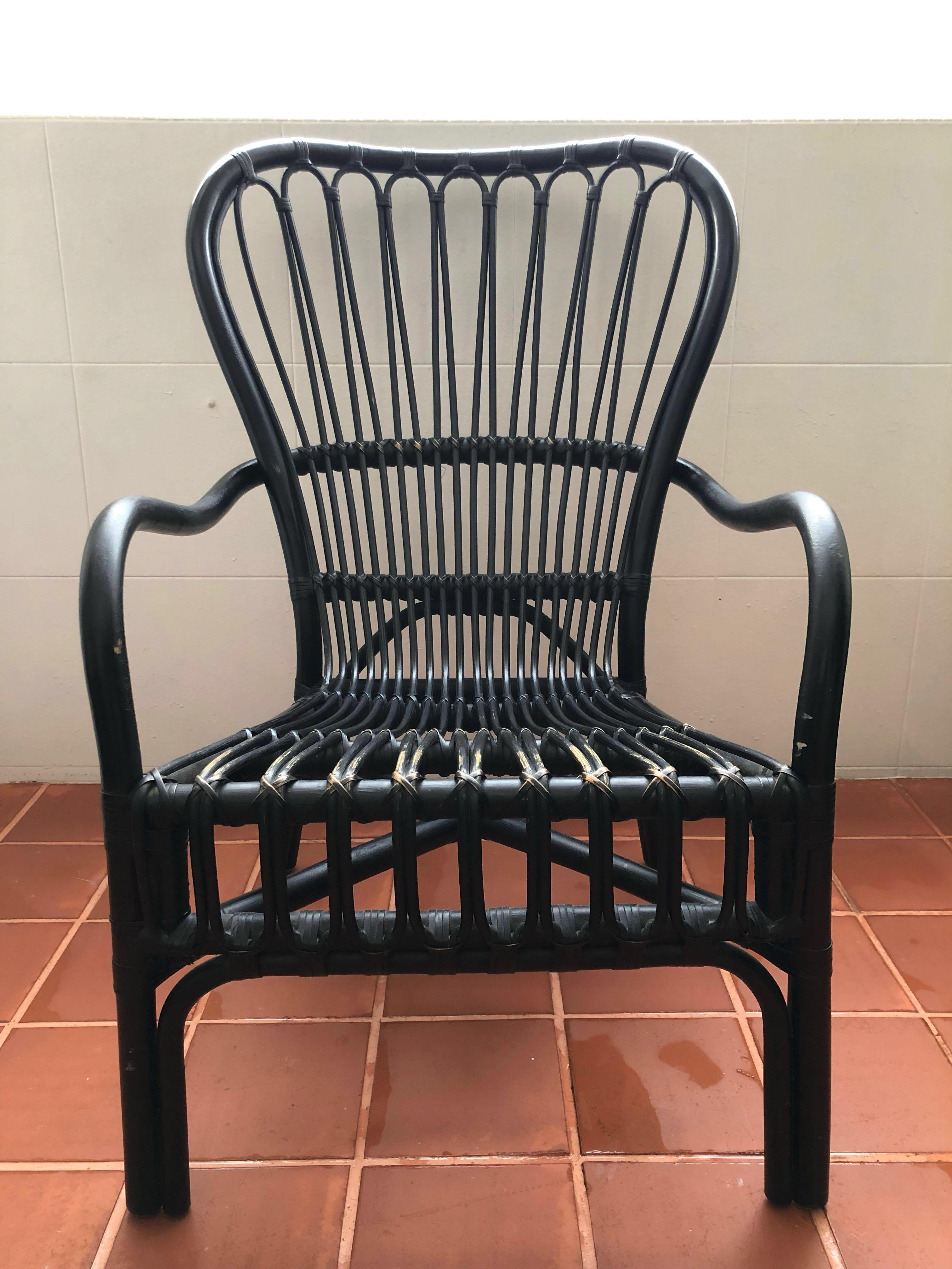 Ikea Rattan Armchair Furniture Home Living Furniture Chairs On Carousell