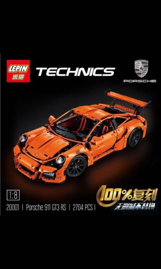 Lepin 20001 Porsche 911 Gt3 Rs Orange