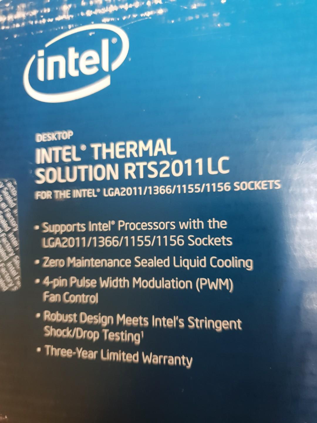 Intel cpu water cooler computers tech parts accessories computer