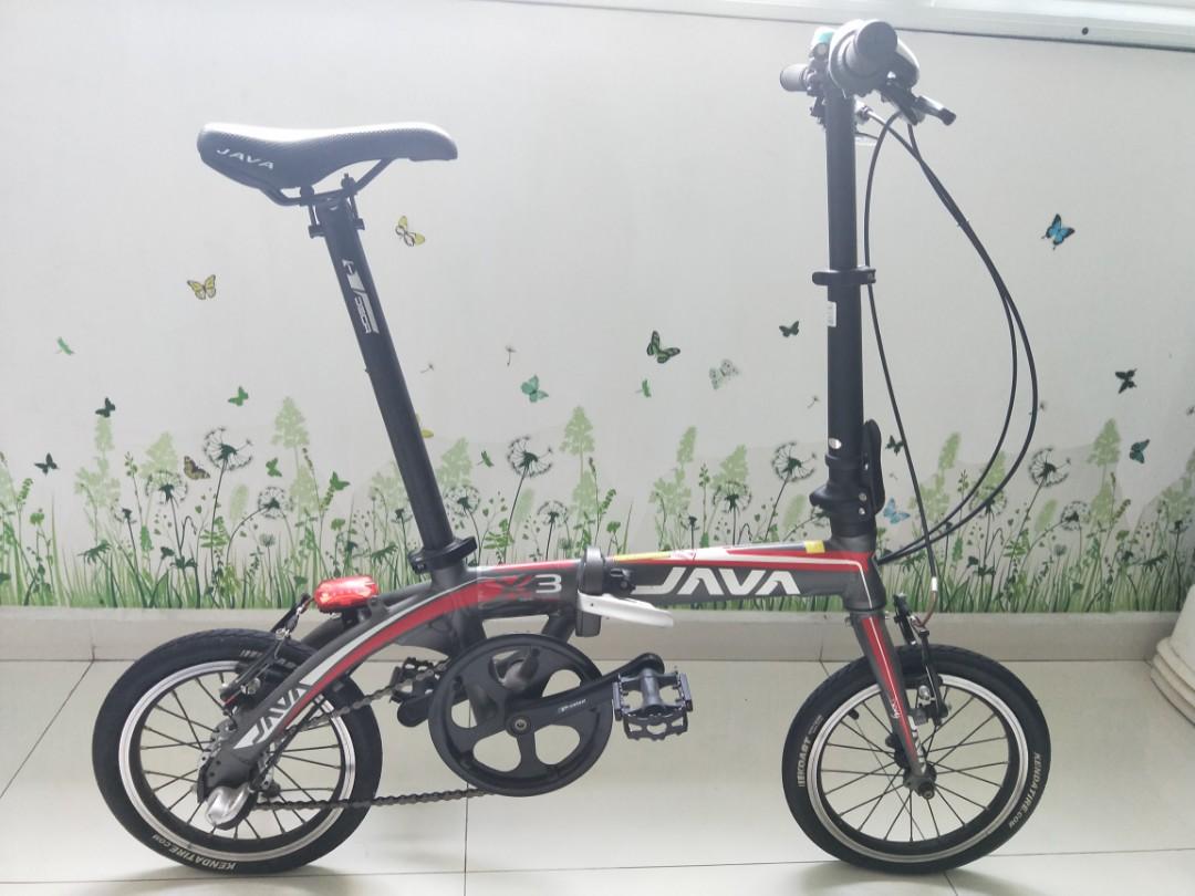 Java x3 foldable bike bicycle Sports Equipment Bicycles Parts Bicycles on Carousell