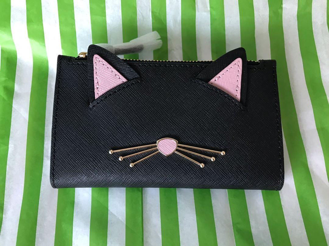 Kate Spade Cat s Meow Mikey wallet