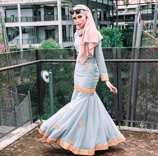Dress saree top muslimah
