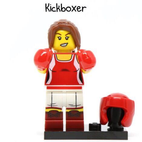 LEGO NEW SERIES 16 KICKBOXER MINIFIGURE 71013 FEMALE GIRL BOXER FIGURE