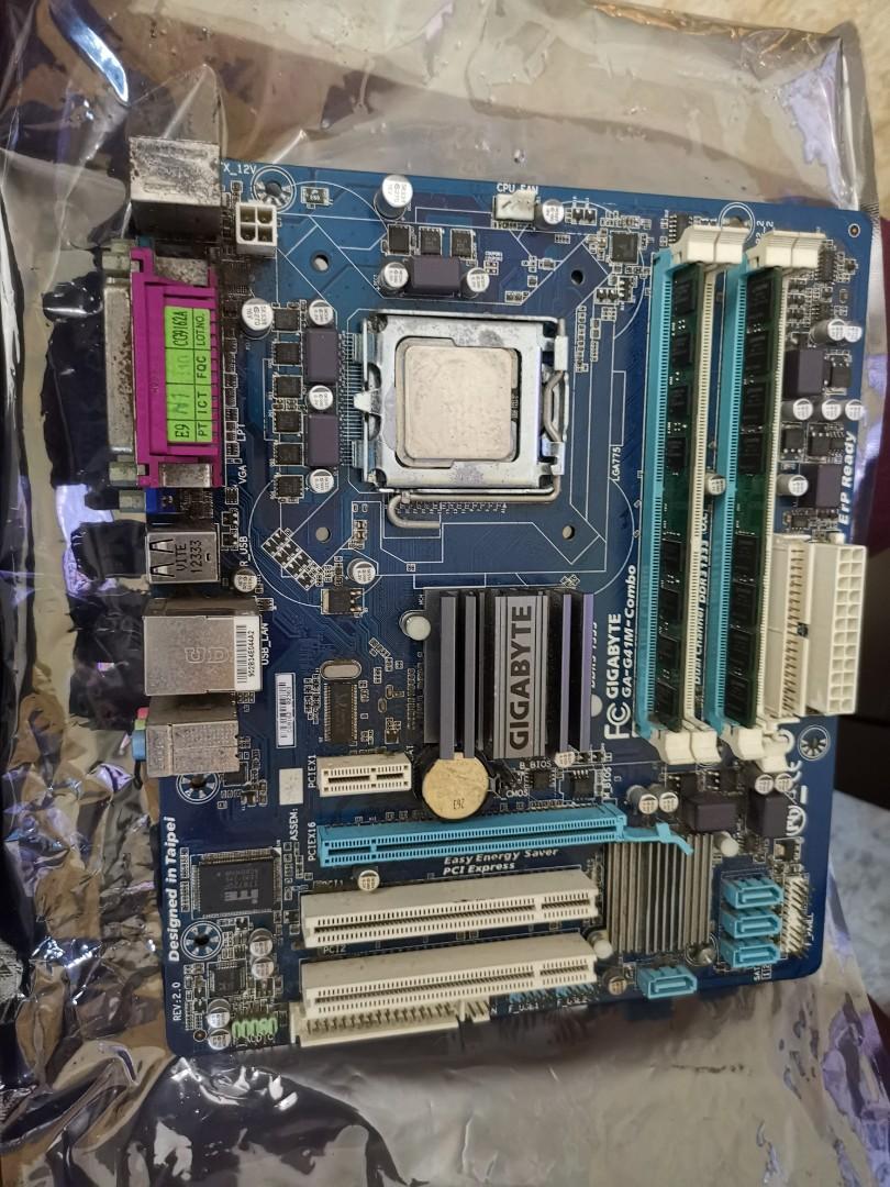 LGA775 Motherboard, CPU & RAM, Computers & Tech, Parts & Accessories ...