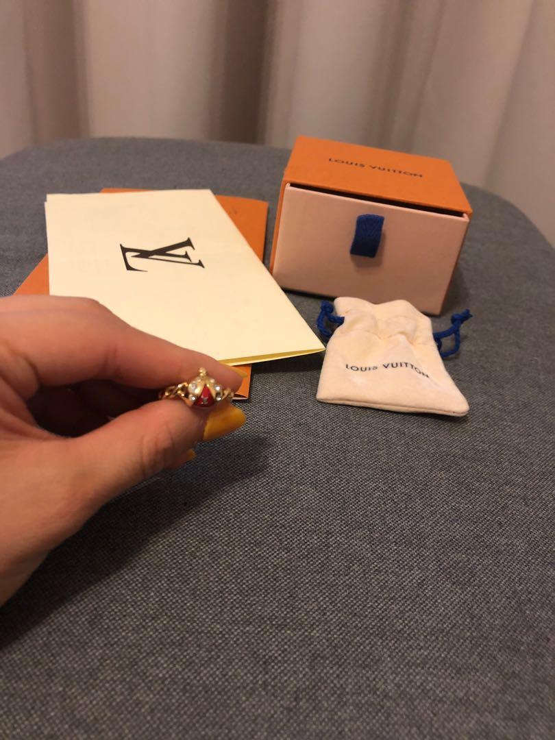 Louis Vuitton LV lady lucky ring s size
