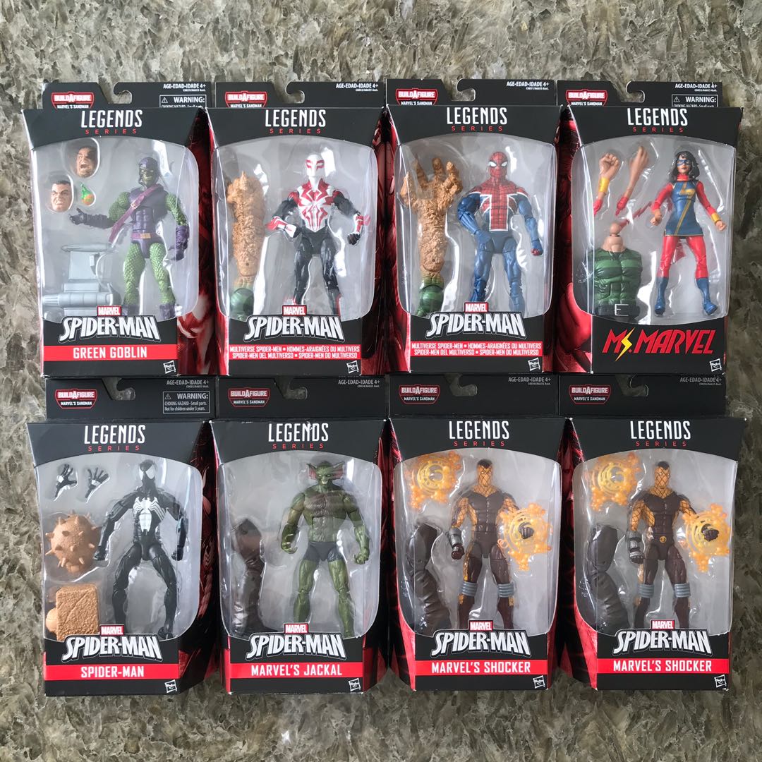 marvel legends sandman series