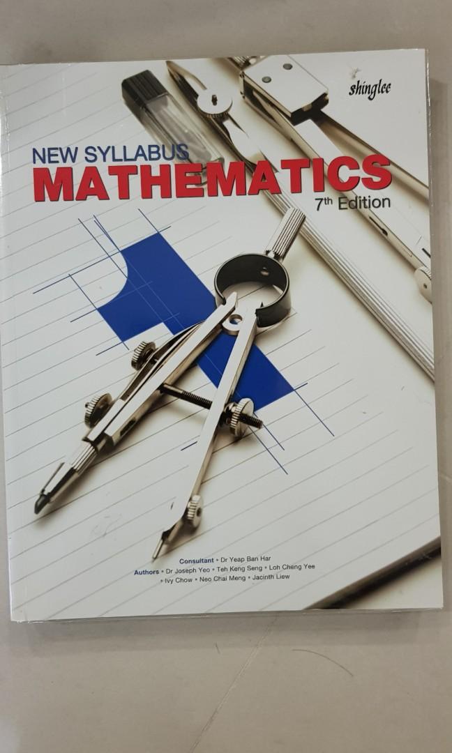 New Syllabus Mathematics 7th Edition 1 Shinglee Books