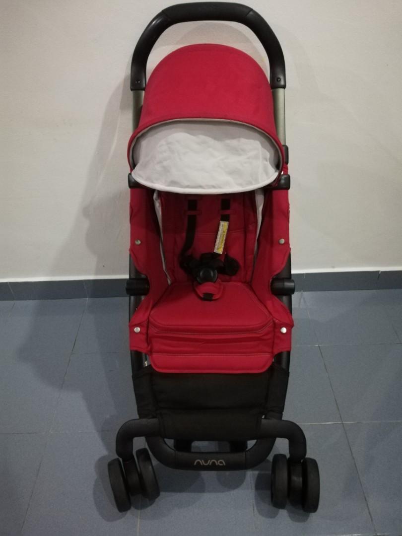 Nuna stroller hotsell red