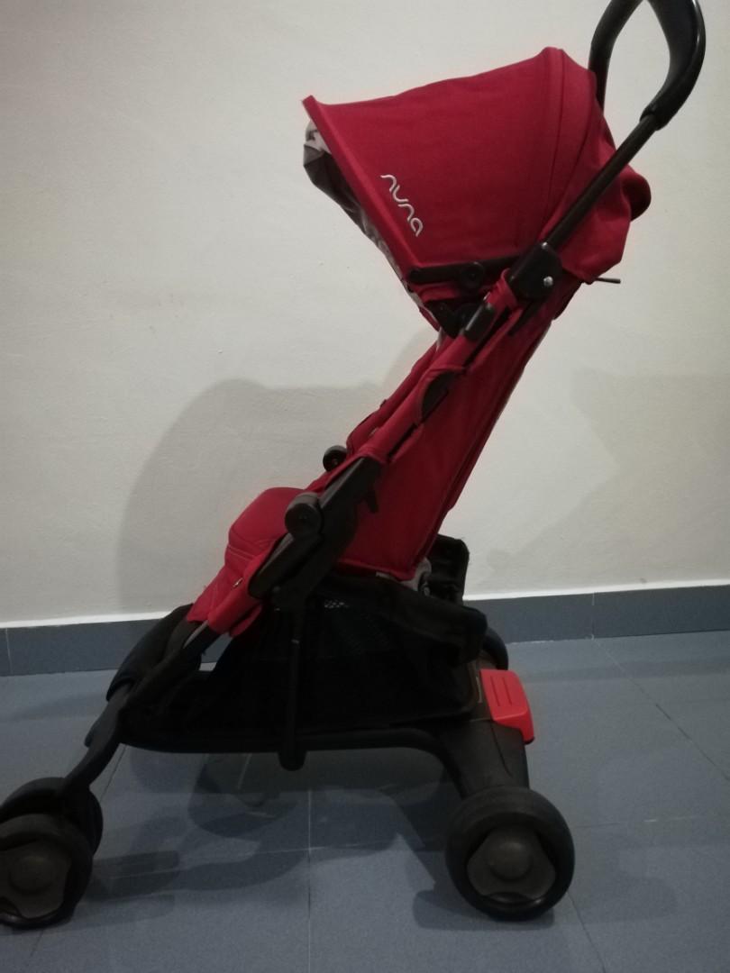 Nuna cheap stroller red
