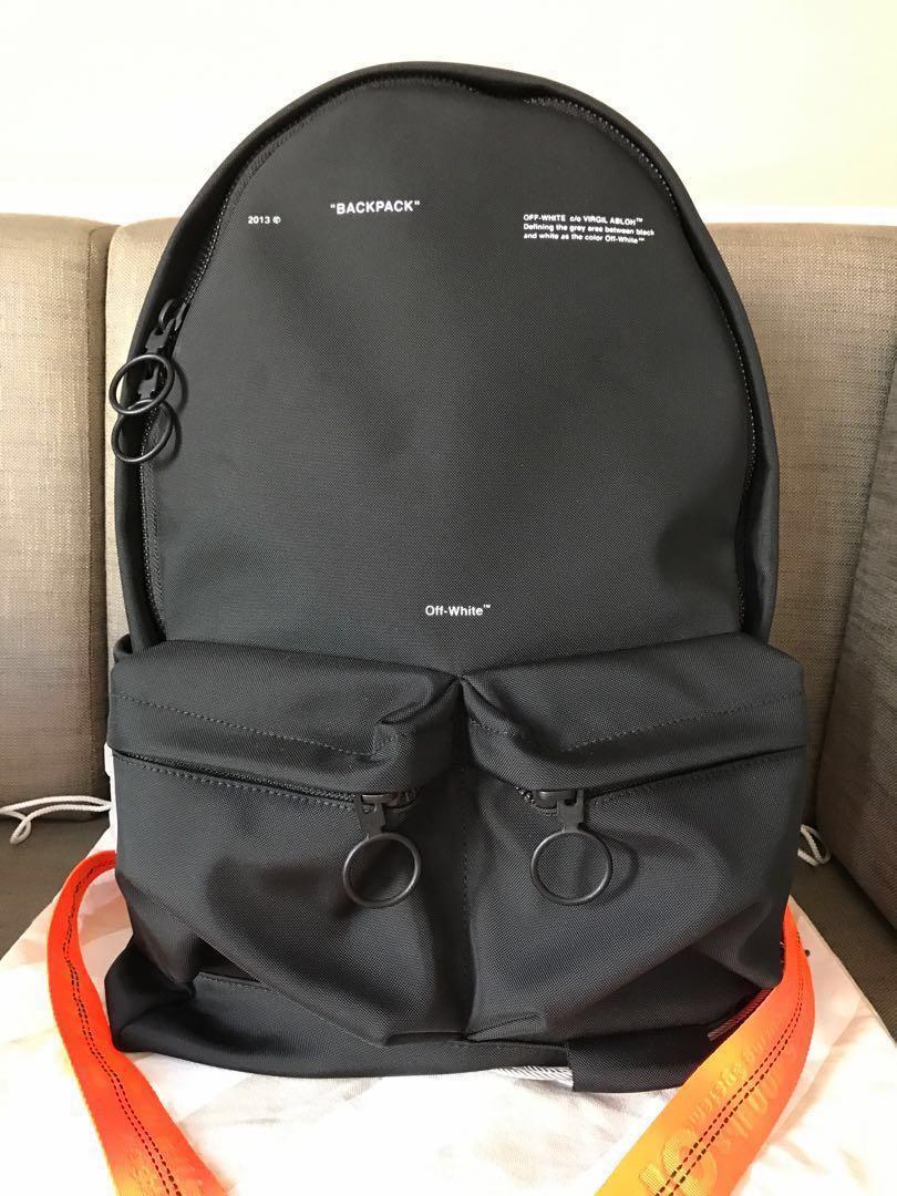 off white backpack mens