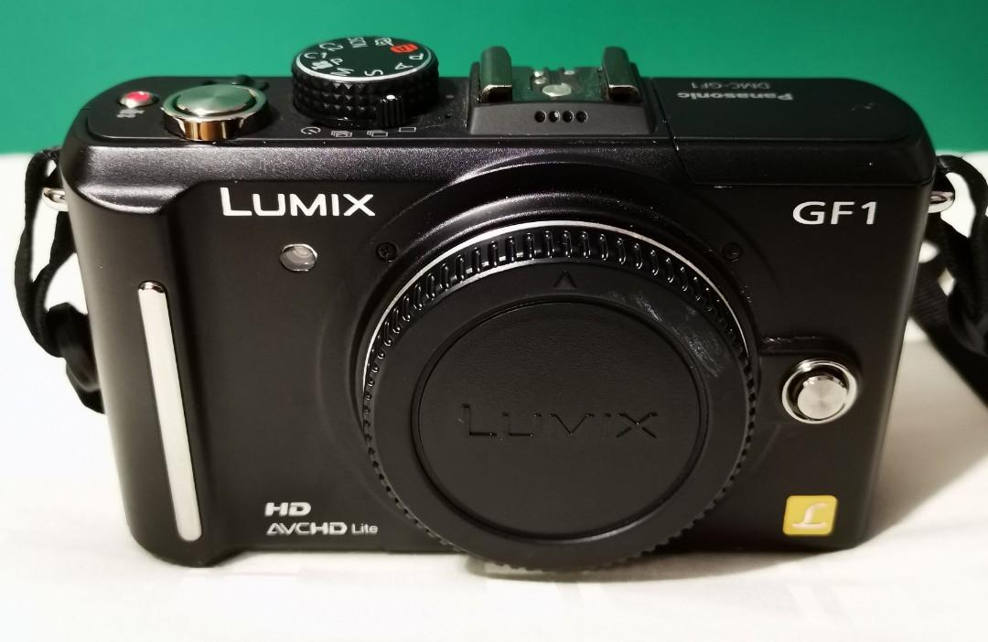 Gf1 Panasonic GF1 with 2 lenses and flash, Photography, Cameras on Carousell