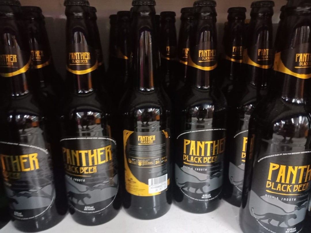 Bir Hitam Panther Stout Beer Serba Serbi Others Di Carousell