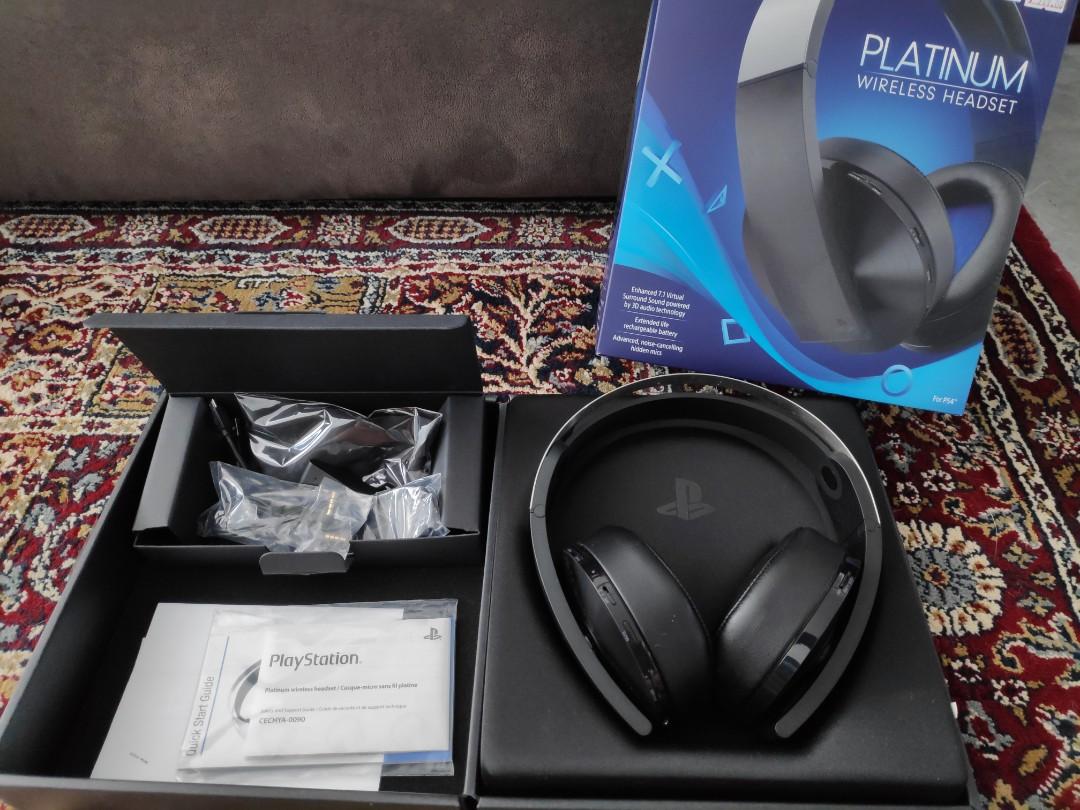 wireless headset ps4 platinum