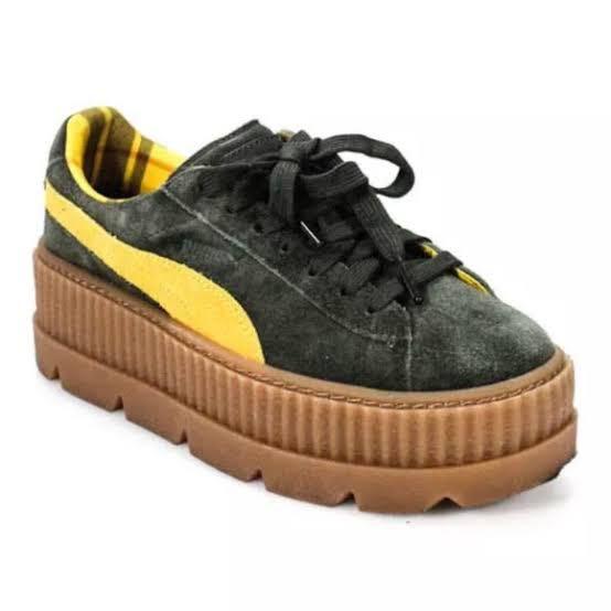 fenty puma green creepers