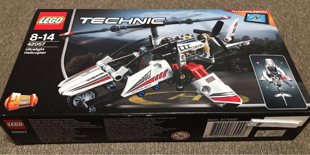 Rare Pre Owned Retired Technic Legoultralight Helicopter 42057