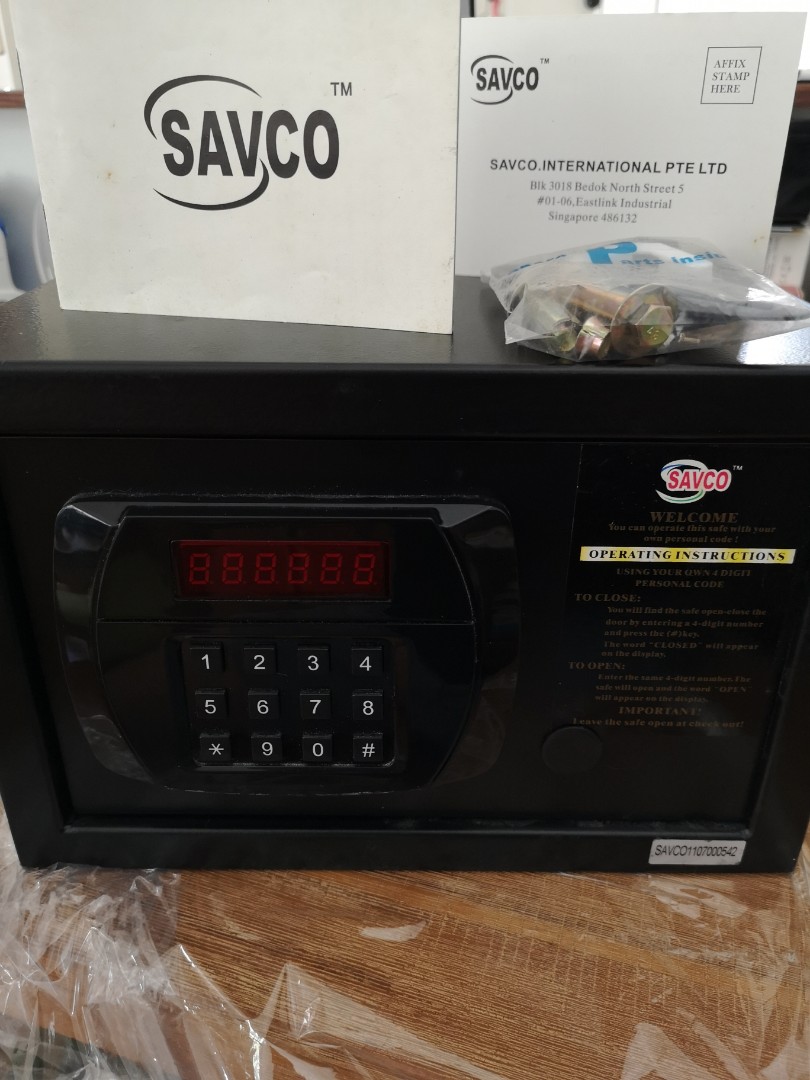 Savco Safe, Furniture & Home Living, Home Improvement & Organisation