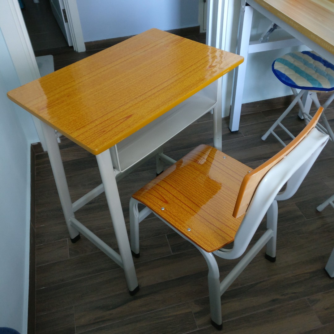 Set of student table and chair!! cheap and sturdy!, Furniture & Home