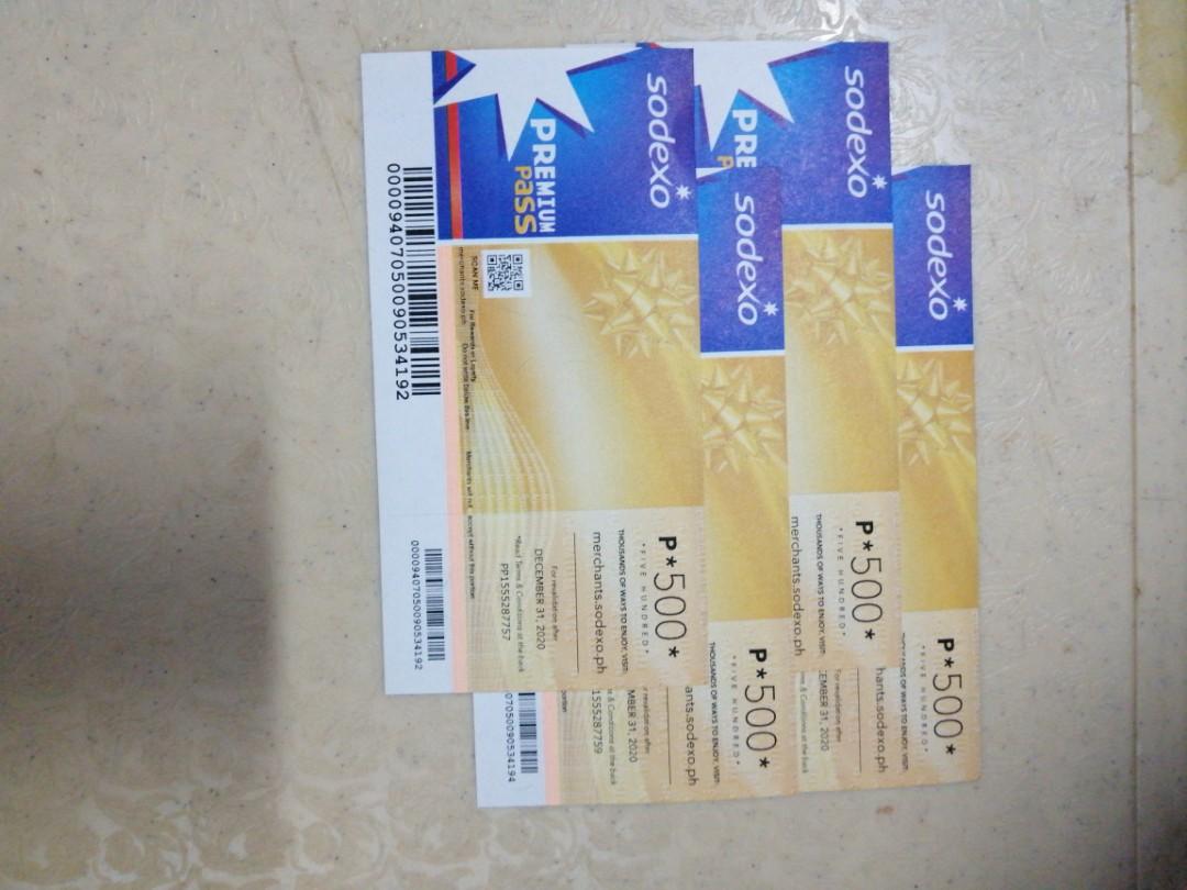 Sodexo Gift Certificate on Carousell