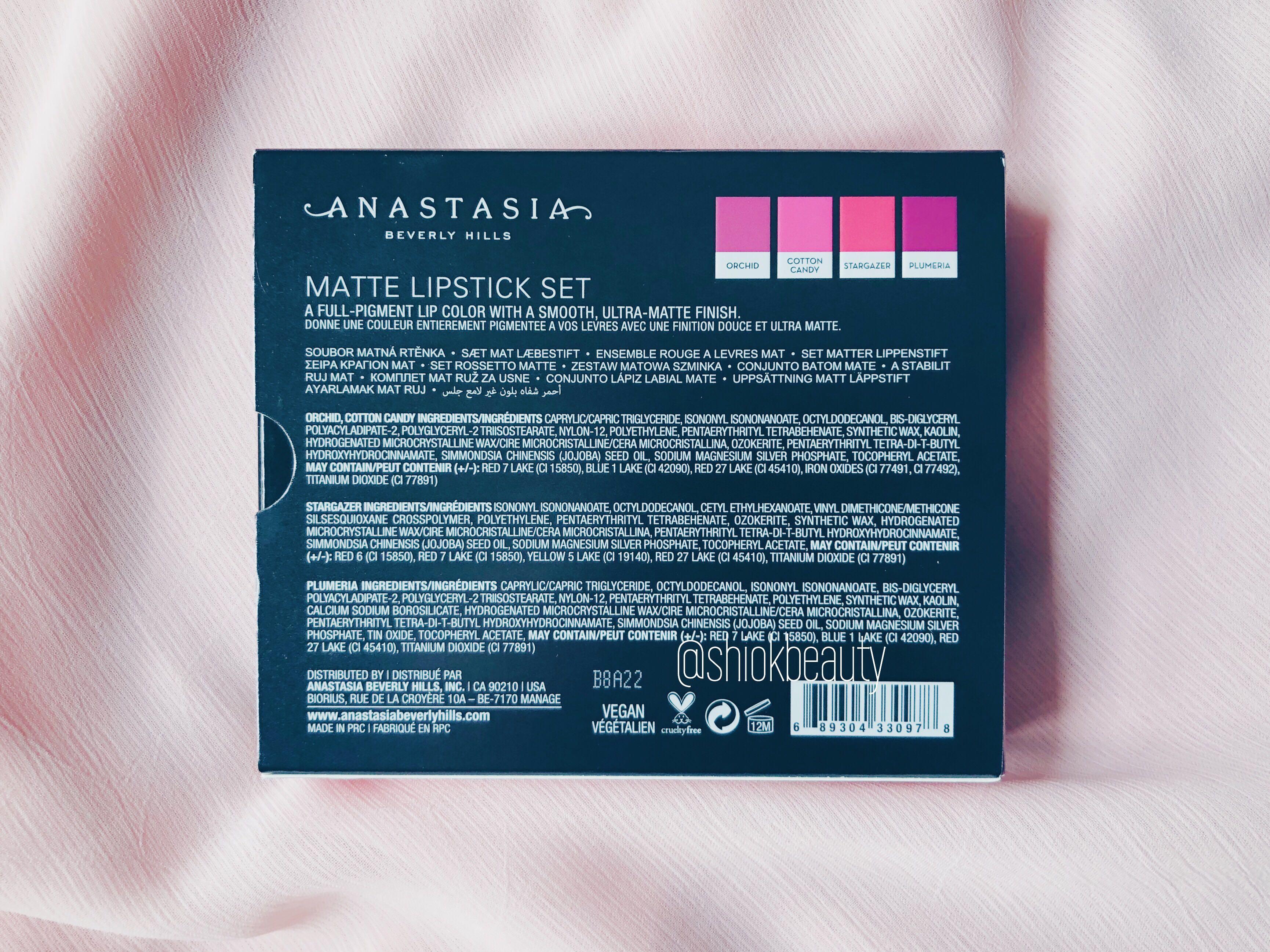 Sold Out Anastasia Beverly Hills Mini Matte Lipstick Set Pink Berries Beauty Personal Care Face Makeup On Carousell