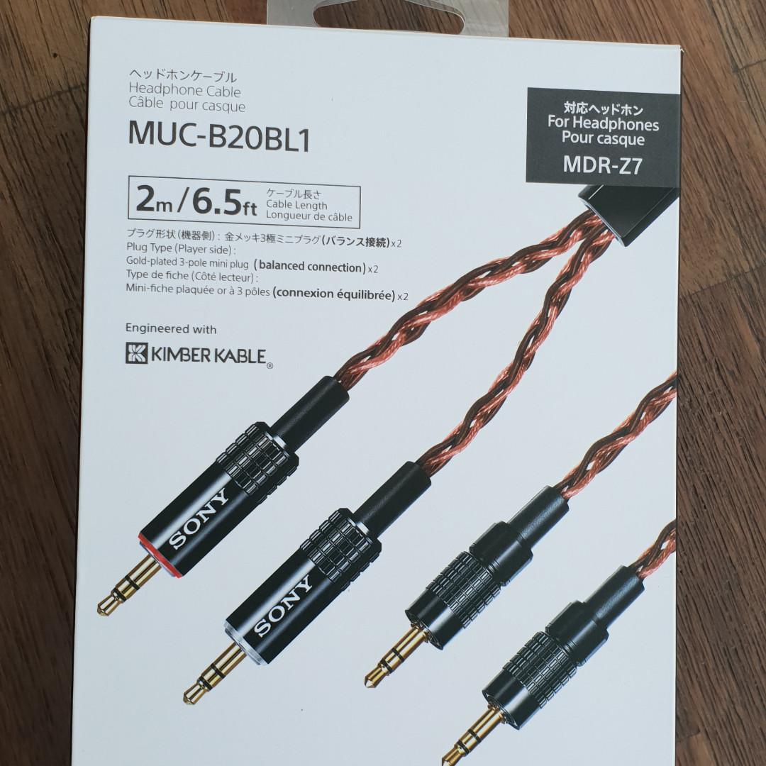 Sony MUC-B20BL1 High-Performance Balanced Audio Cable (2.0m) (Open-Box),  Audio, Portable Audio Accessories on Carousell