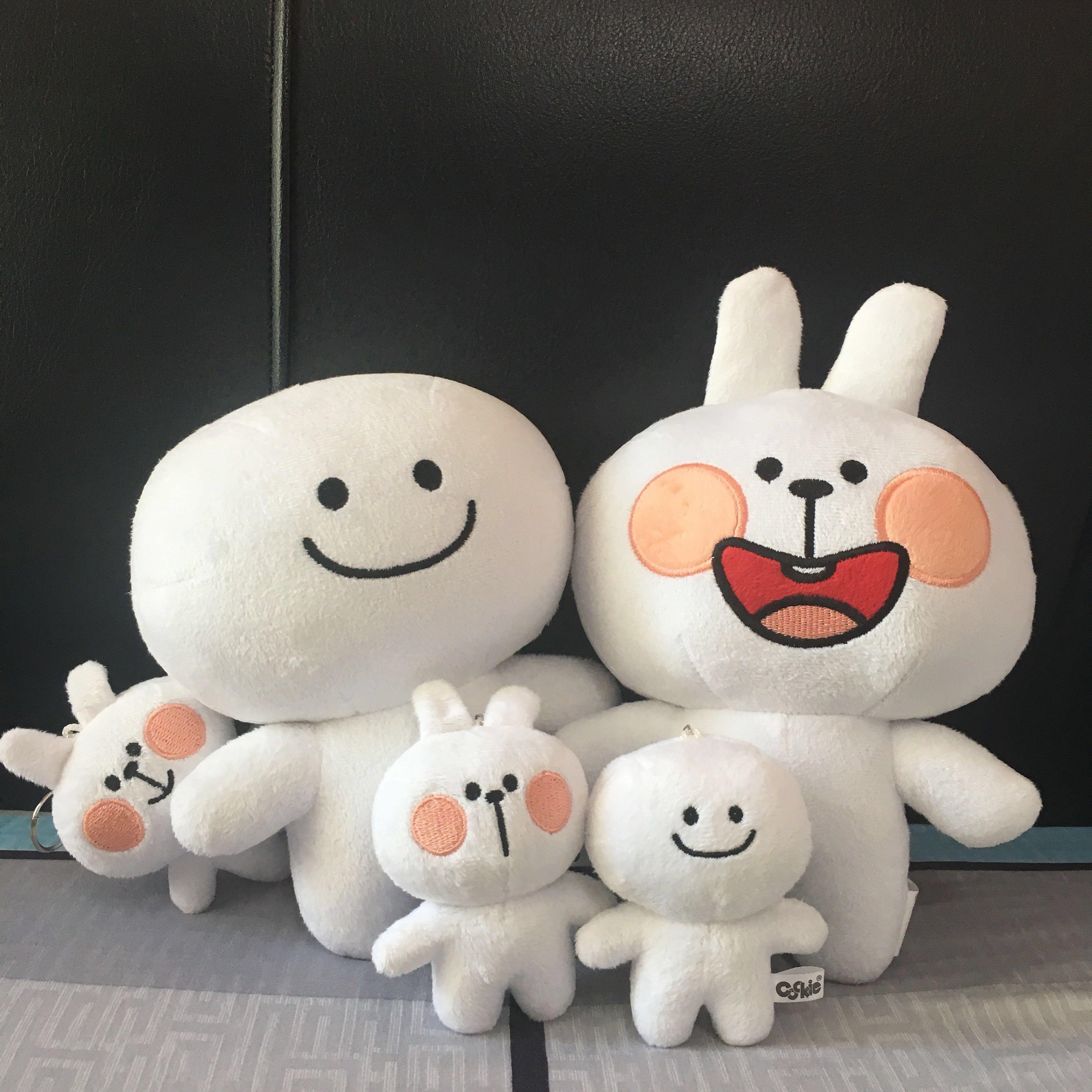 Spoiled Rabbit Smile Person Telegram Line Plushies Spoiledrabbit
