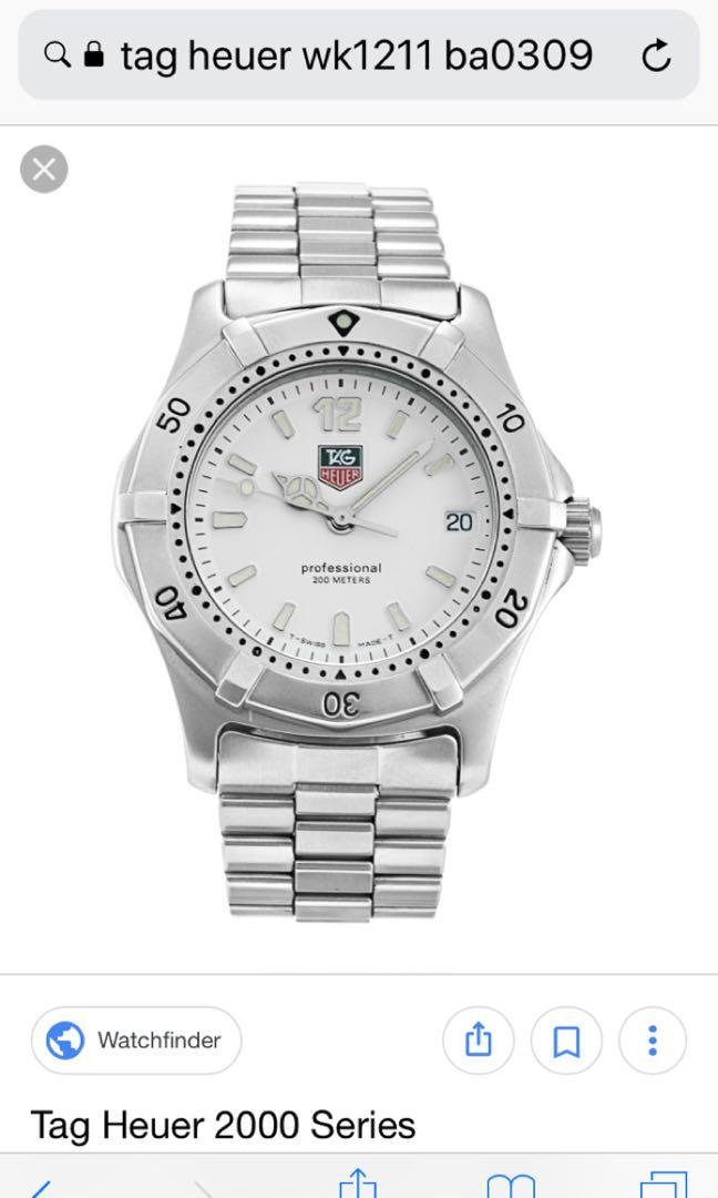 tag heuer wk1211 price