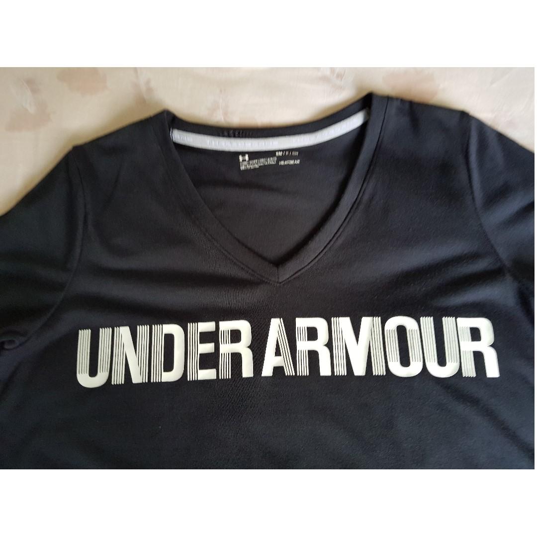 under armour v neck t shirt women's