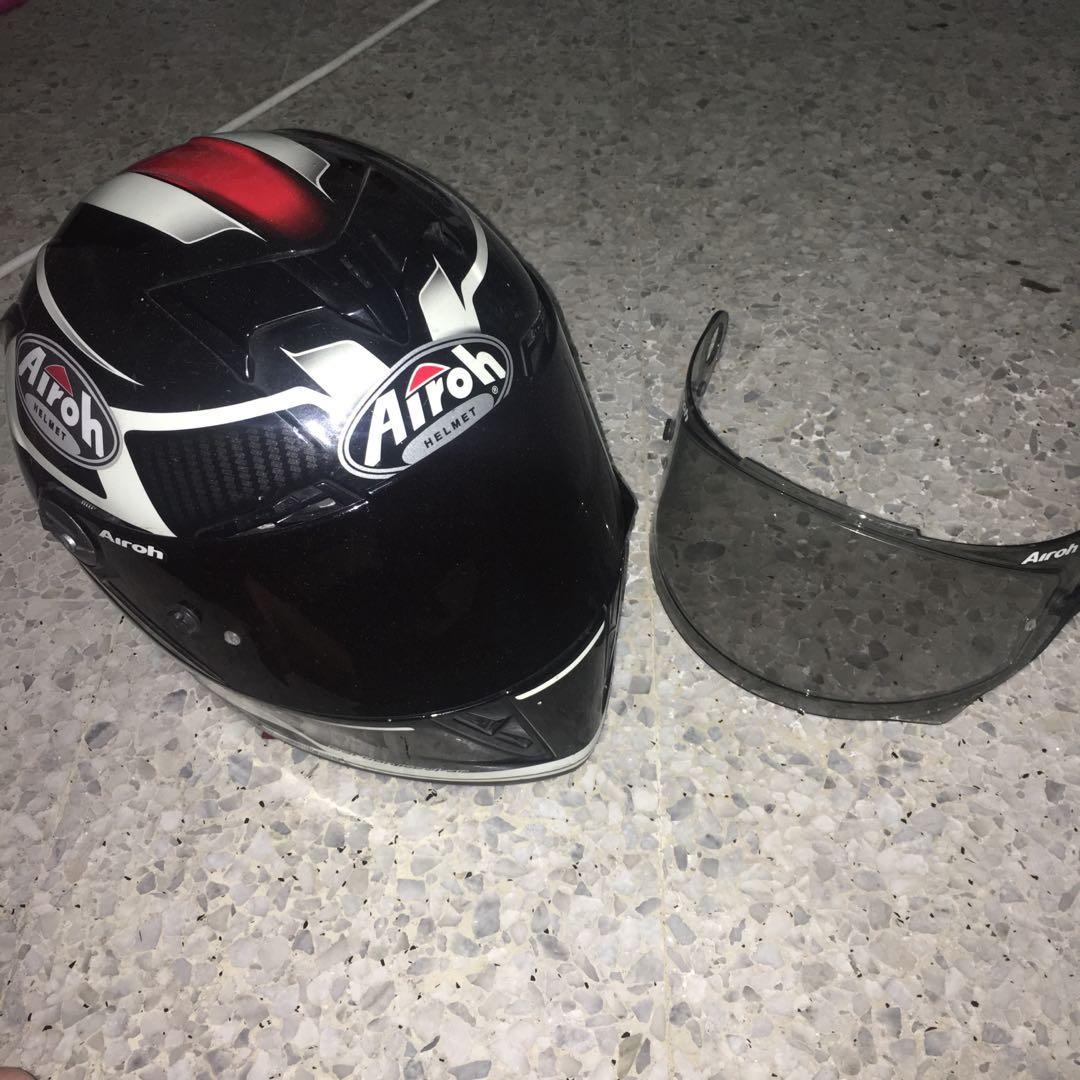 URGENT Airoh GP500 Full Face Carbon Kevlar Helmet Size M Auto