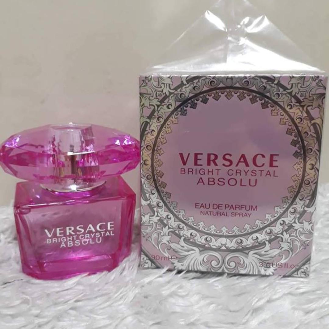 Versace Bright Crystal Absolu Perfume Spray Health Beauty Perfumes Nail Care Others On Carousell