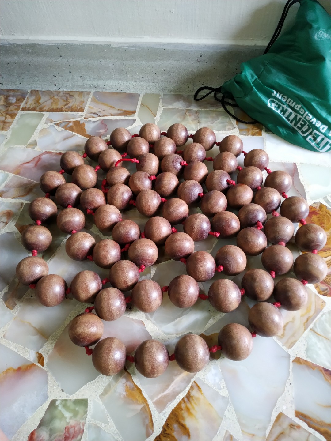 Wooden Beads Hula Hoop, Sports Equipment, Exercise & Fitness, Toning