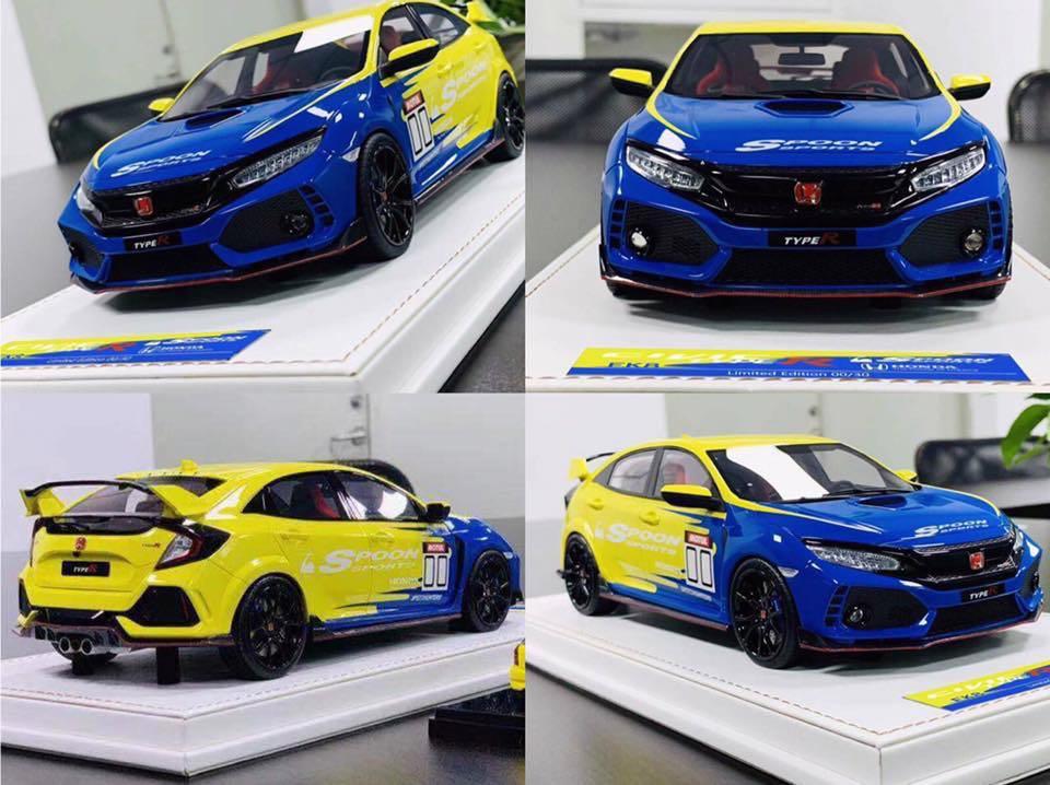 Ym Model 1 18 Honda Civic Type R Fk8 Spoon Sports Toys Games