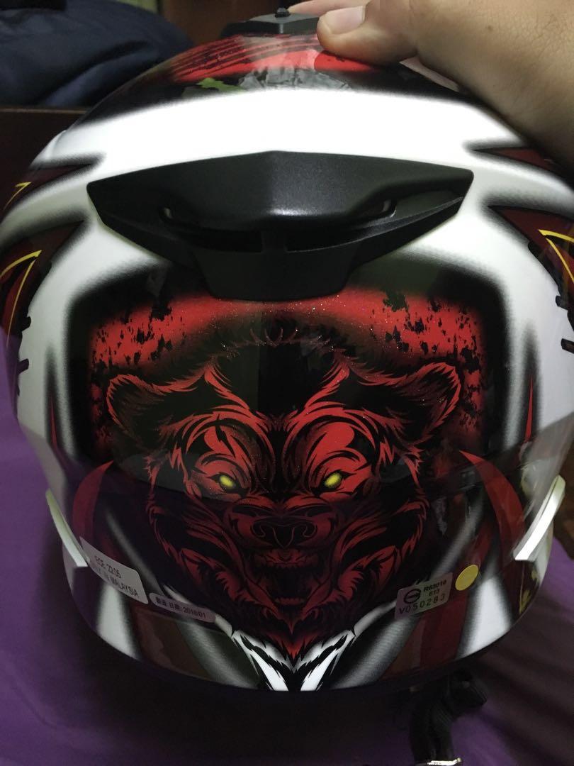 Zeus helmet, Auto Accessories on Carousell