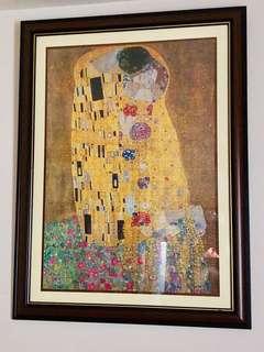 1000 Puzzle in a frame “The Kiss”