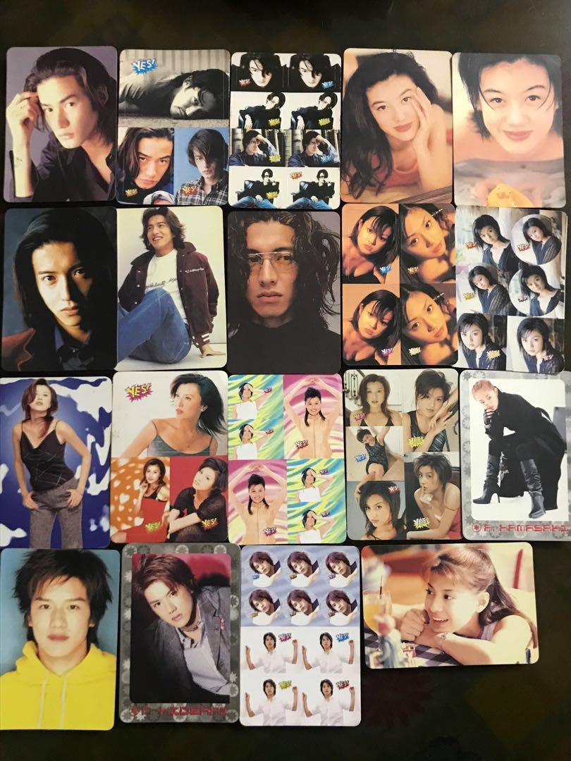絕版 80年代 90年代 yes card 竹野內豊 友坂里惠 木村拓哉 深田恭子 藤原紀香 濱崎步 瀧澤秀明 吉村日奈