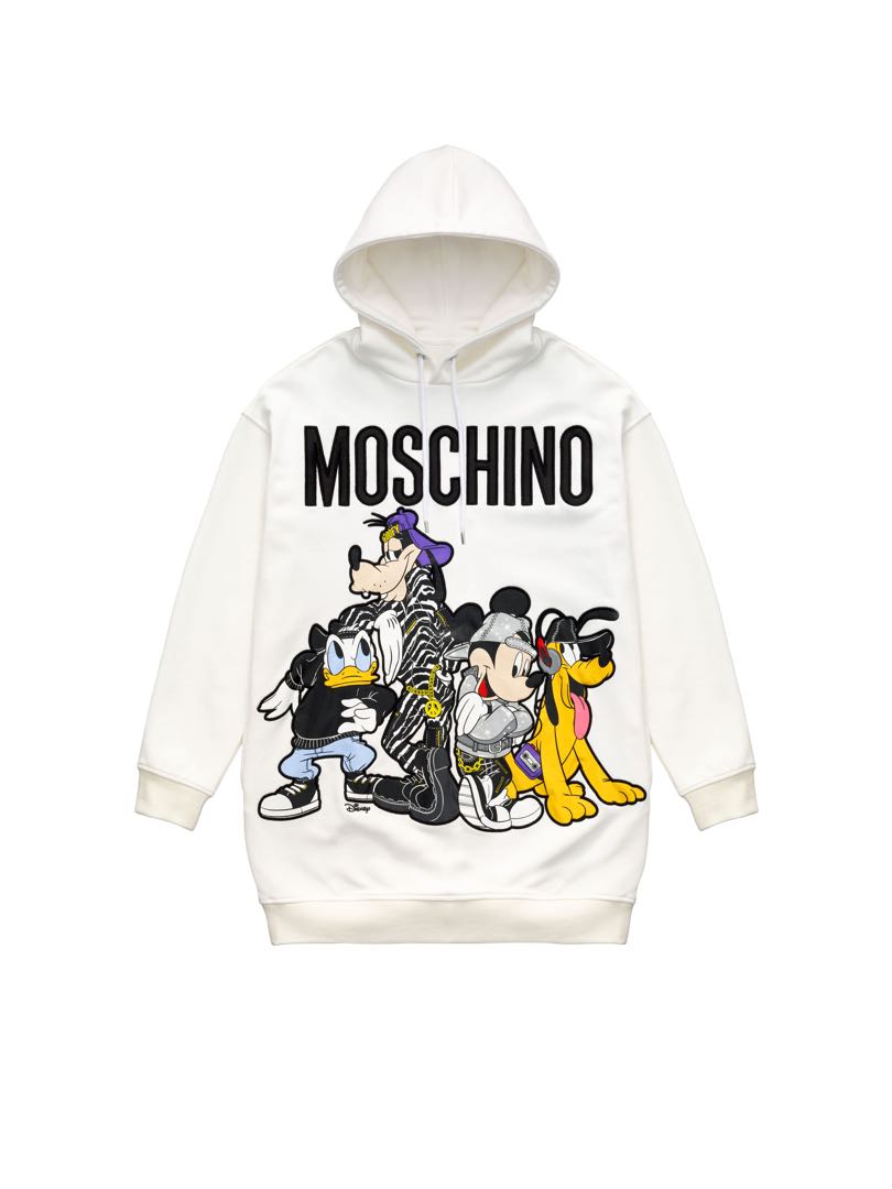 💯 Auth Moschino X H\u0026M hoodie dress 