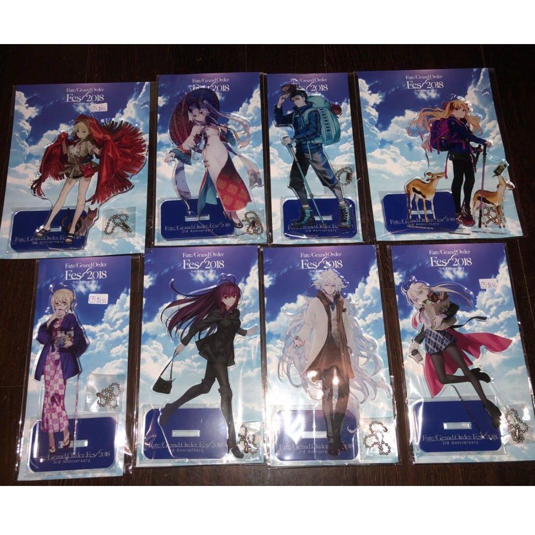 全新fgo Fes 18 通販pvc 掛件及企牌尼祿黑傻師匠槍凜梅林小巴福爾摩斯謎x Alter 日本明星 Carousell
