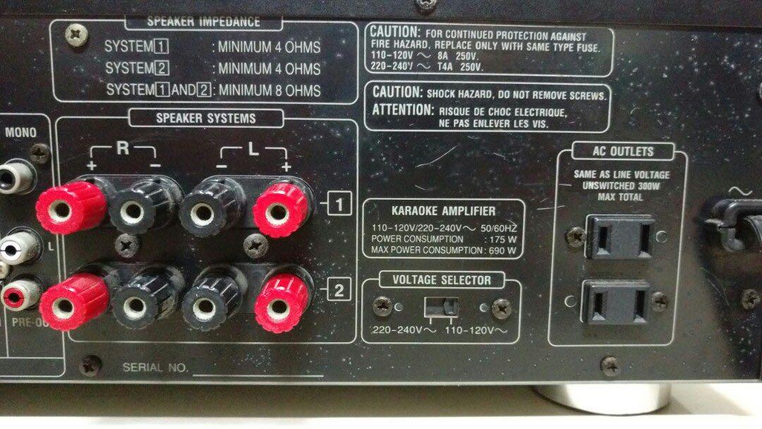 台灣製造 SUPERMASTER KMA 6800II 卡拉OK 綜合擴大機 可接6支麥克風 amplifier  照片瀏覽 8