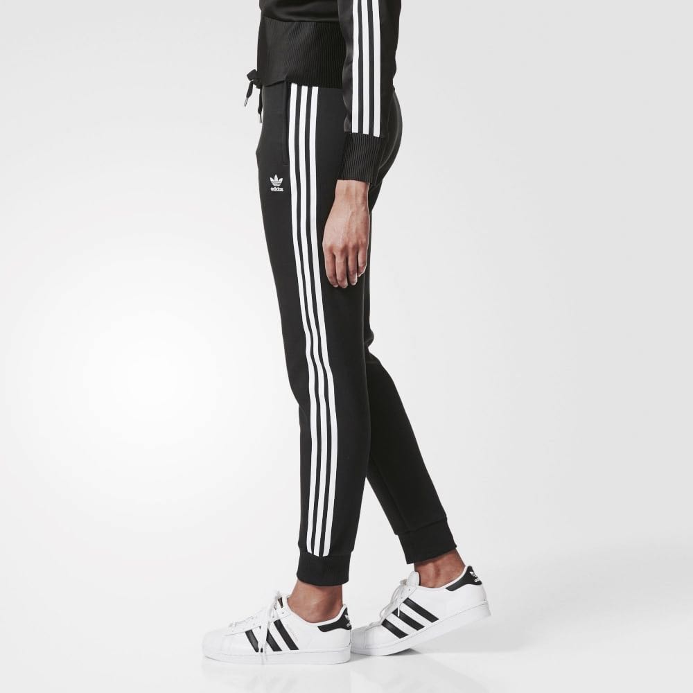 striped cuffed pants