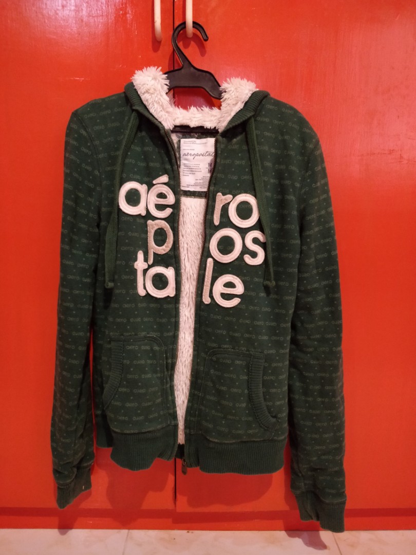 Aeropostale faux sale fur hoodie