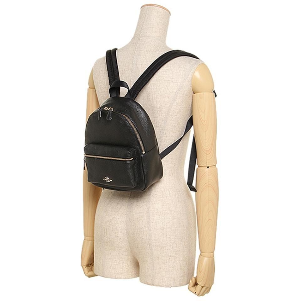 black coach mini backpack