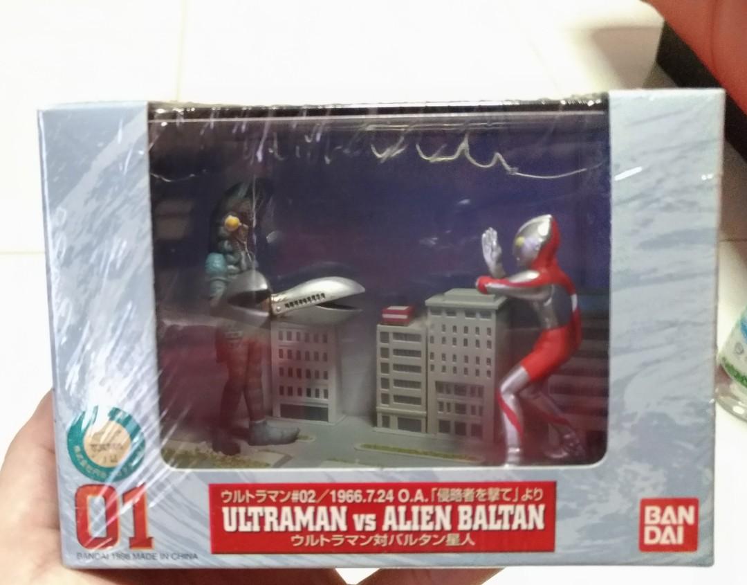 Bandai Ultra Scene Gallery Ultraman Vs Alien Baltan 01 Toys Games Bricks Figurines On Carousell
